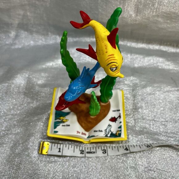 MINT Vintage 2000 Hallmark DR. SEUSS "RED FISH BLUE FISH "  Figurine 1E 095A - Picture 4 of 5